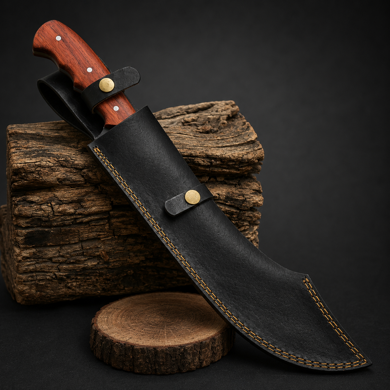 Compact Handmade Hunting Knife