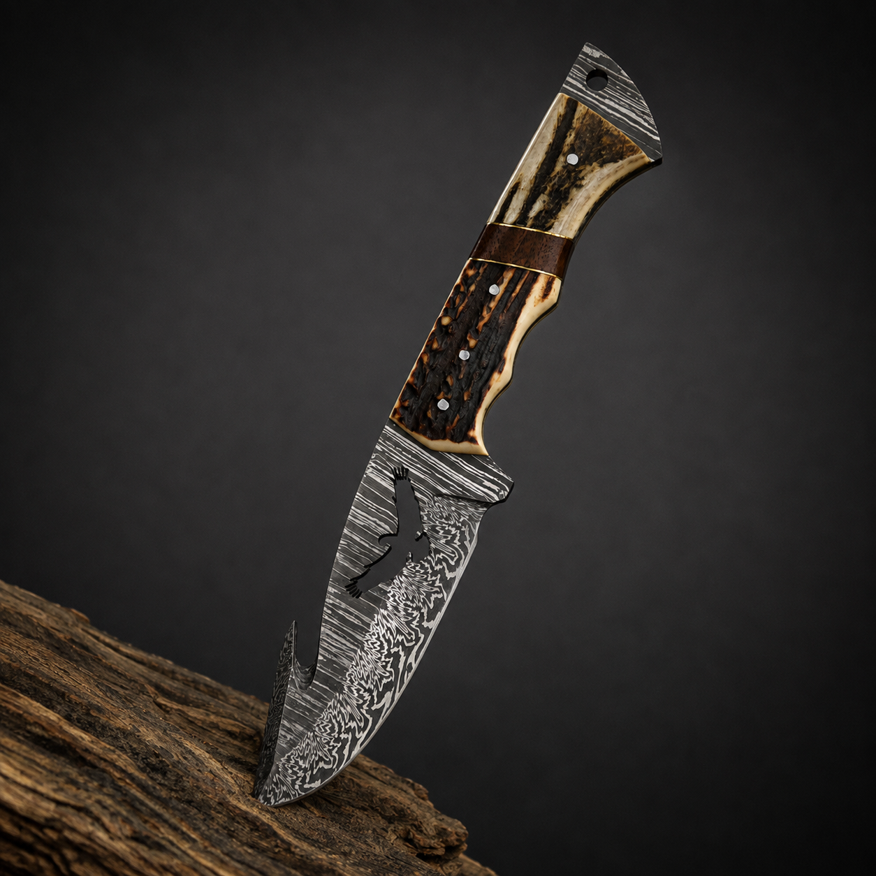 Compact Red Handle Fixed Blade